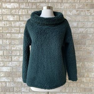 A New Day Sherpa Like Cowl Neck Sweater Size S 🌸